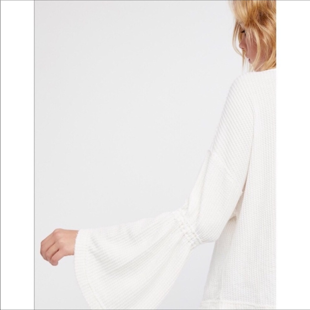 NWT Free People White dahlia thermal - Picture 4 of 8